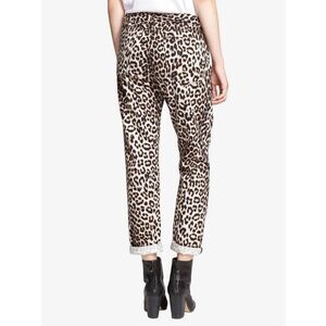 Rag & Bone Leopard Print Boyfriend Jeans Womens Denim